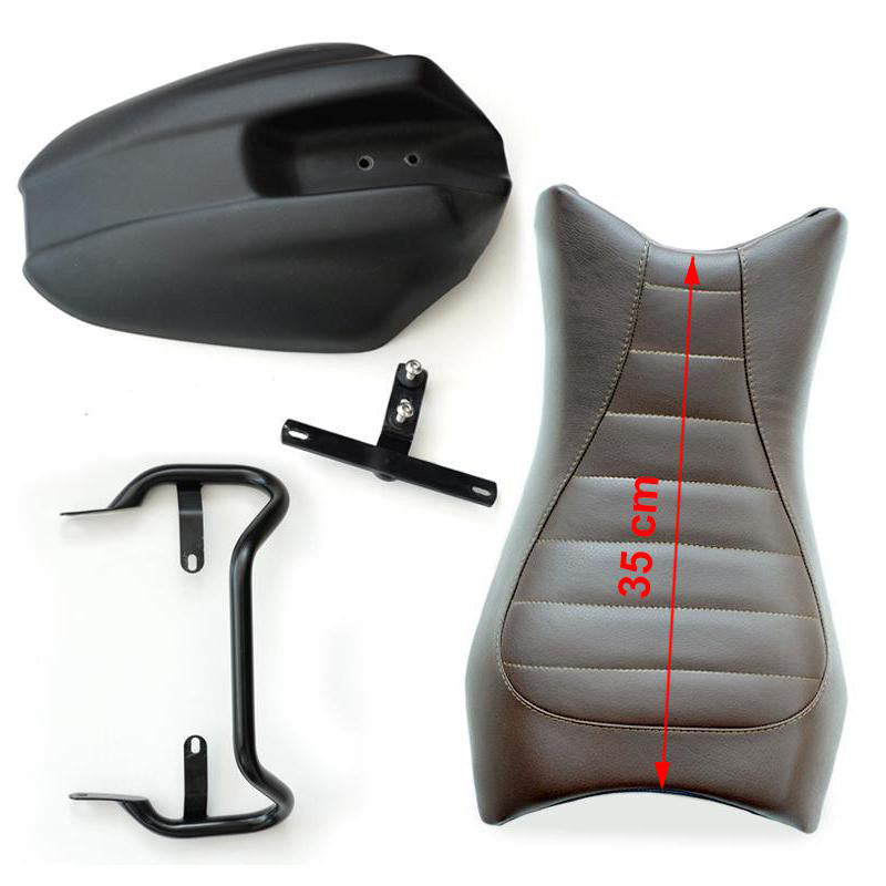 BMW R nineT 1200 Urban G/S (niedriger Auspuff) [2017-2023] - Einzelsitzbank aus Leder