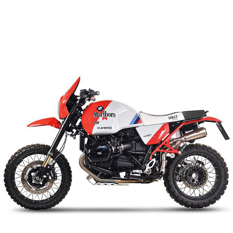 BMW R nineT 1200 Urban G/S (hoher Auspuff) [2017-2023] - Paris Dakar GR86 Panzer