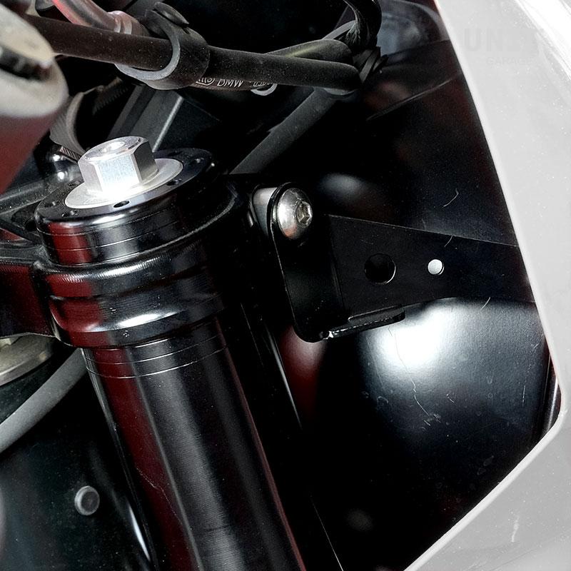 BMW R nineT 1200 Scrambler [2016-2023] - Montagehalterungen für Fenouil Windschutzscheibe mit Gabel cod.2904