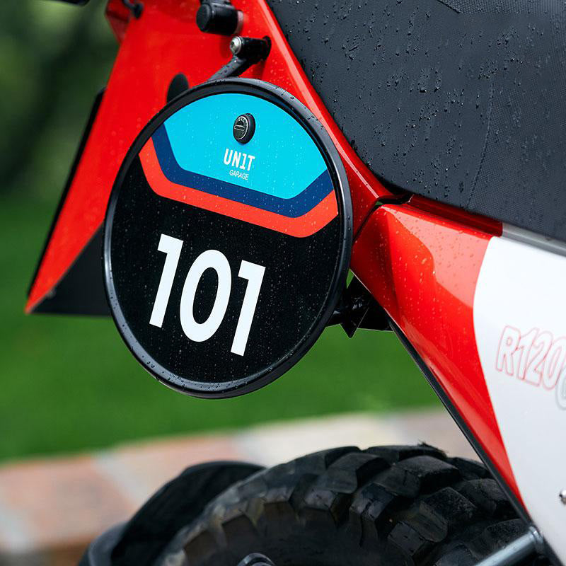 BMW R 120 G/S [2004-2012] - Startnummerntafel mit Schnellverschluss und Schloss