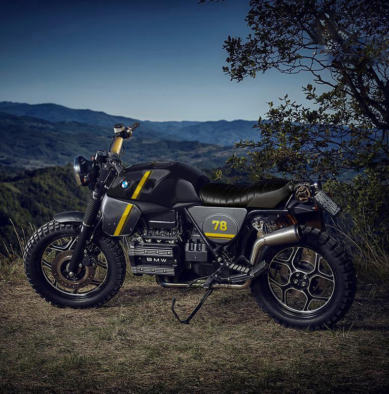 BMW R nineT 1200 Scrambler [2016-2023] - Ein Meter gelber 40. Aufkleber