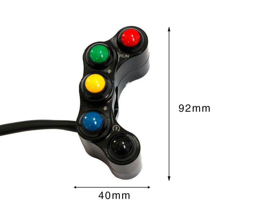 YAMAHA YZF R 1 [2015-2019] - switch unit right, 5 buttons - view 3