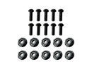 [WRS] - Windschild-Schraubensatz M3x10 mm mit Muttern – Ansicht 1