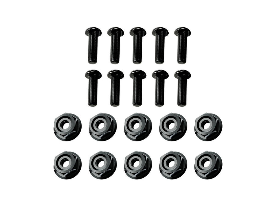 [WRS] - Windschild-Schraubensatz M3x10 mm mit Muttern – Ansicht 1