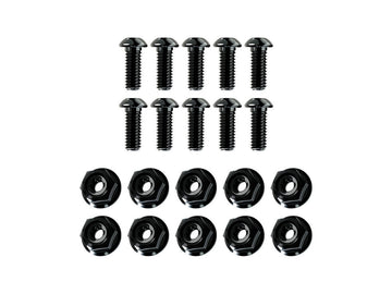 [WRS] - Windschild-Schraubensatz M4x10 mm mit Muttern – Ansicht 1